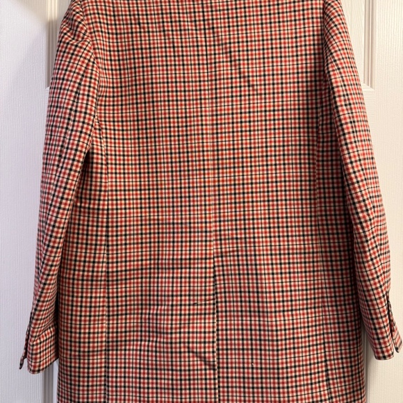 Aritzia Wilfred Margaux Plaid Double Breasted blazer - Picture 8 of 13